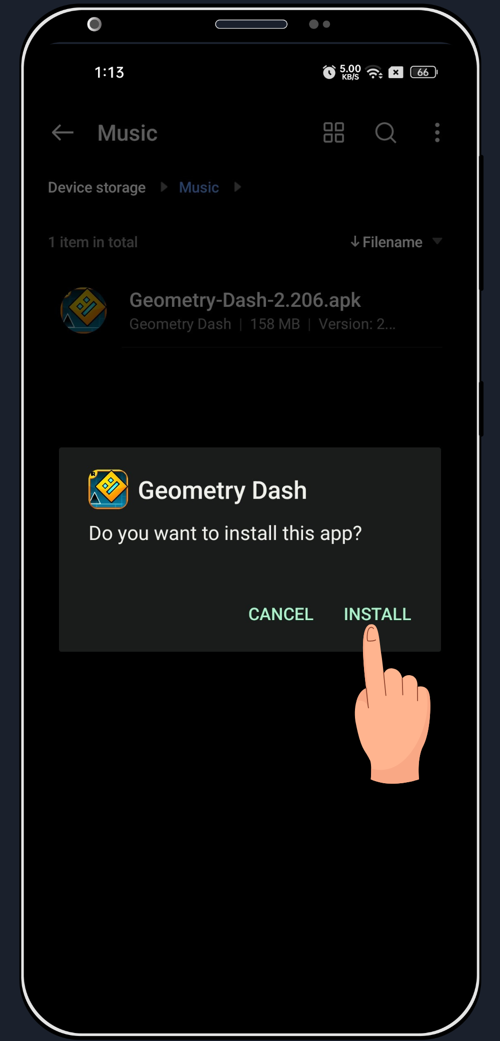 Geometry Dash APK Download V2.2.143 (Full Version) 2025 15 Install Geometry Dash APK 3