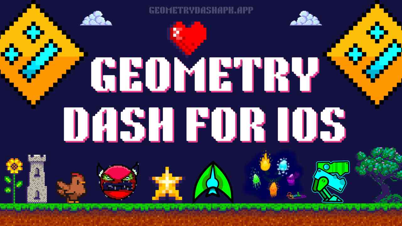 Geometry Dash Para iOS Descargar (versión completa) para iPhone 2 Geometry Dash For iOS