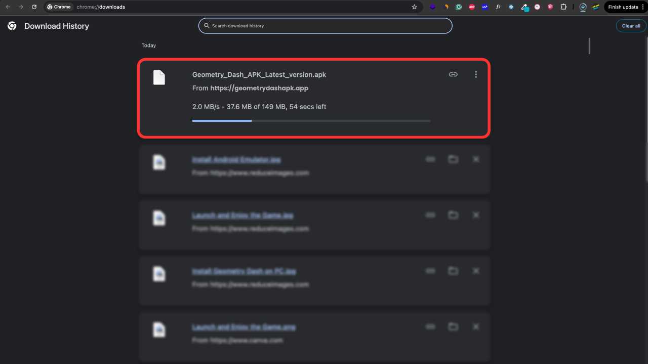 Geometry Dash para PC V2.207 (Versión Completa) Descargar 3 Download Geometry Dash APK