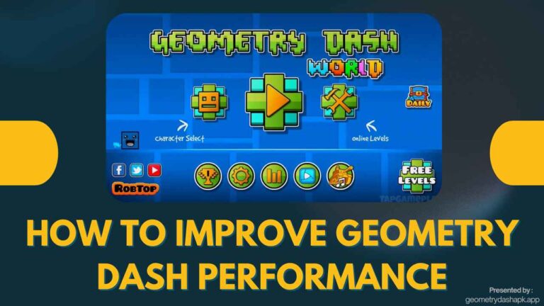 How to Fix Lag and Improve Game Performance For Geometry Dash